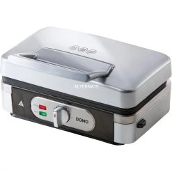 Domo Sandwichtoaster 3in1 DO9136C, Sandwichmaker (edelstahl/schwarz)