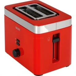 Graef TO 63, Toaster (rot/edelstahl)