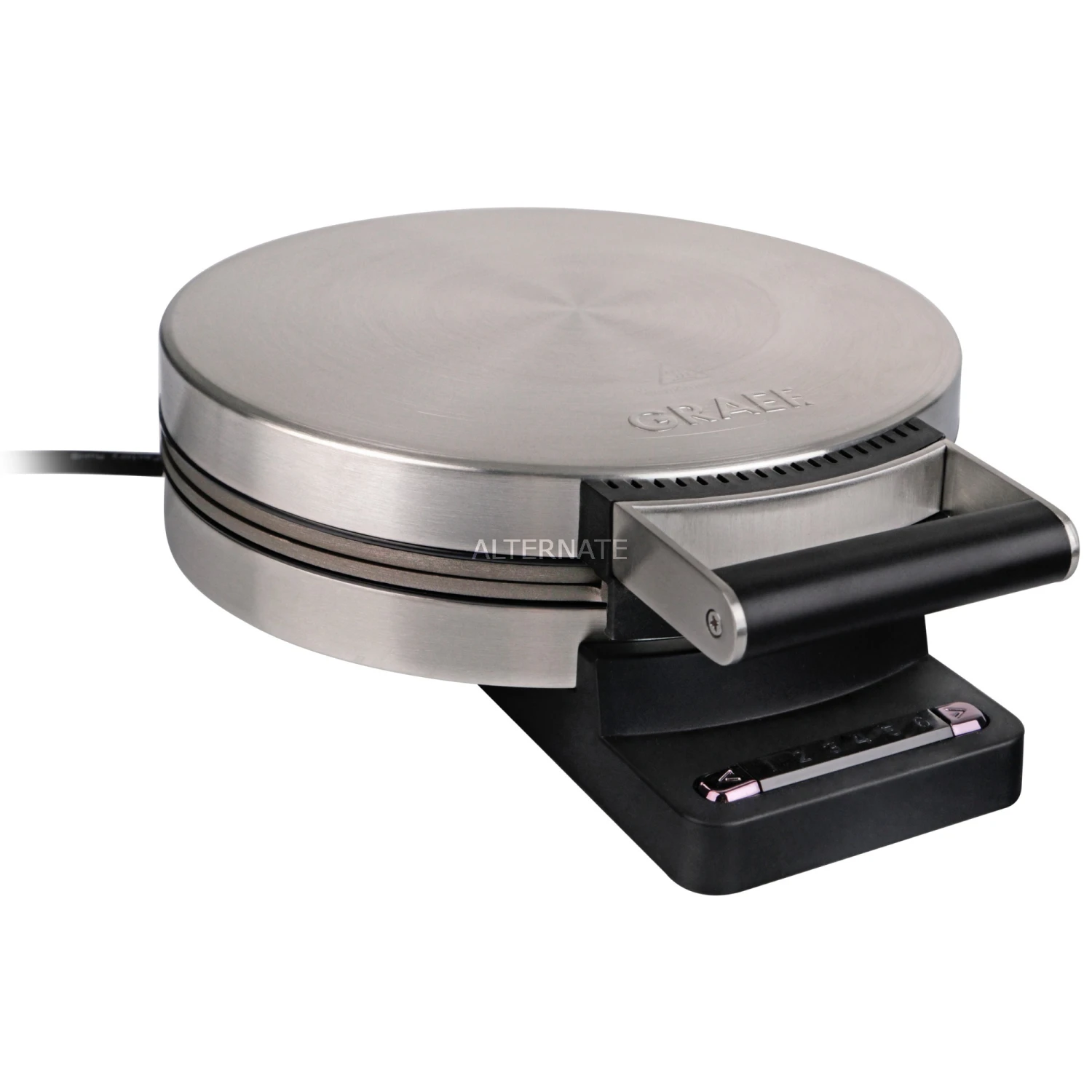 Graef Waffelautomat WA 80, Waffeleisen (edelstahl/schwarz) 3 Graef Waffelautomat WA 80, Waffeleisen (edelstahl/schwarz)