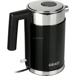 Graef Wasserkocher WK 402 (schwarz/edelstahl, 1 Liter)