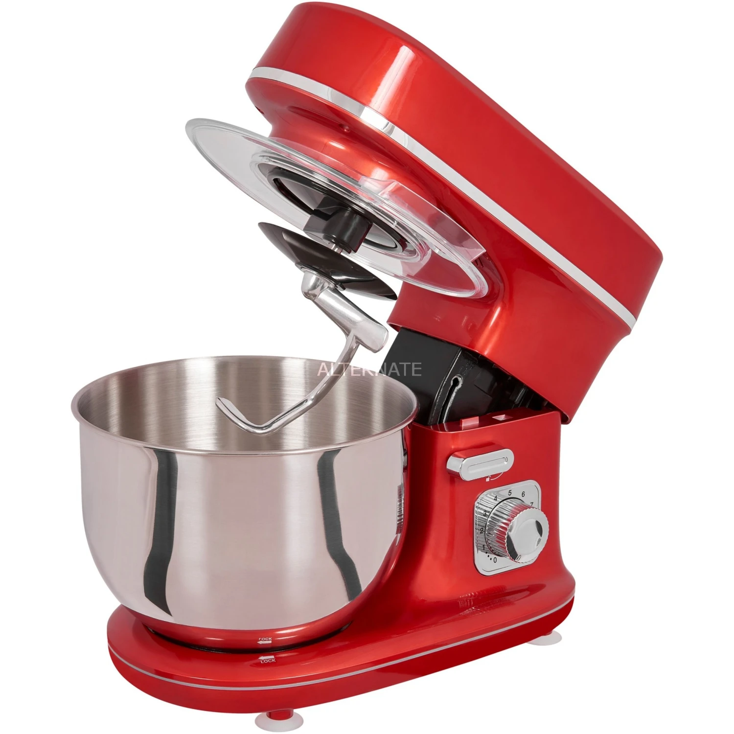 Küchenmaschinen Gutfels KM 8102 Roi, Küchenmaschine (rot) 4 Küchenmaschinen Gutfels KM 8102 Roi, Küchenmaschine (rot) – Bild 2