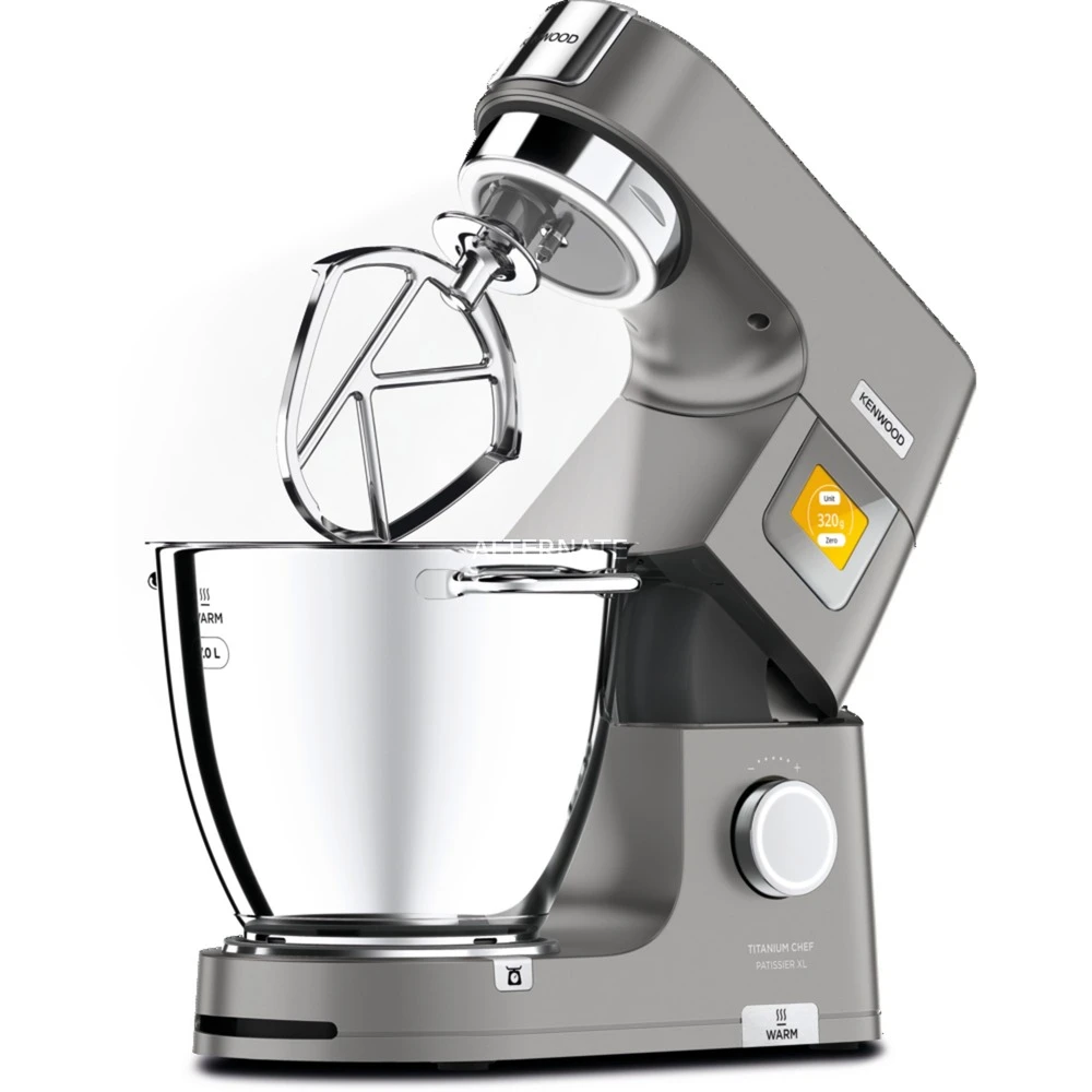 Küchenmaschinen Kenwood Titanium Chef Patissier XL KWL90.004SI, Küchenmaschine (silber) 3 Küchenmaschinen Kenwood Titanium Chef Patissier XL KWL90.004SI, Küchenmaschine (silber)