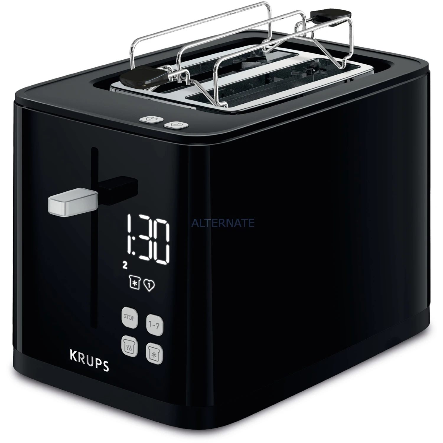 Krups Smart'n Light Toaster KH6418 (schwarz) 4 Krups Smart'n Light Toaster KH6418 (schwarz) – Bild 2