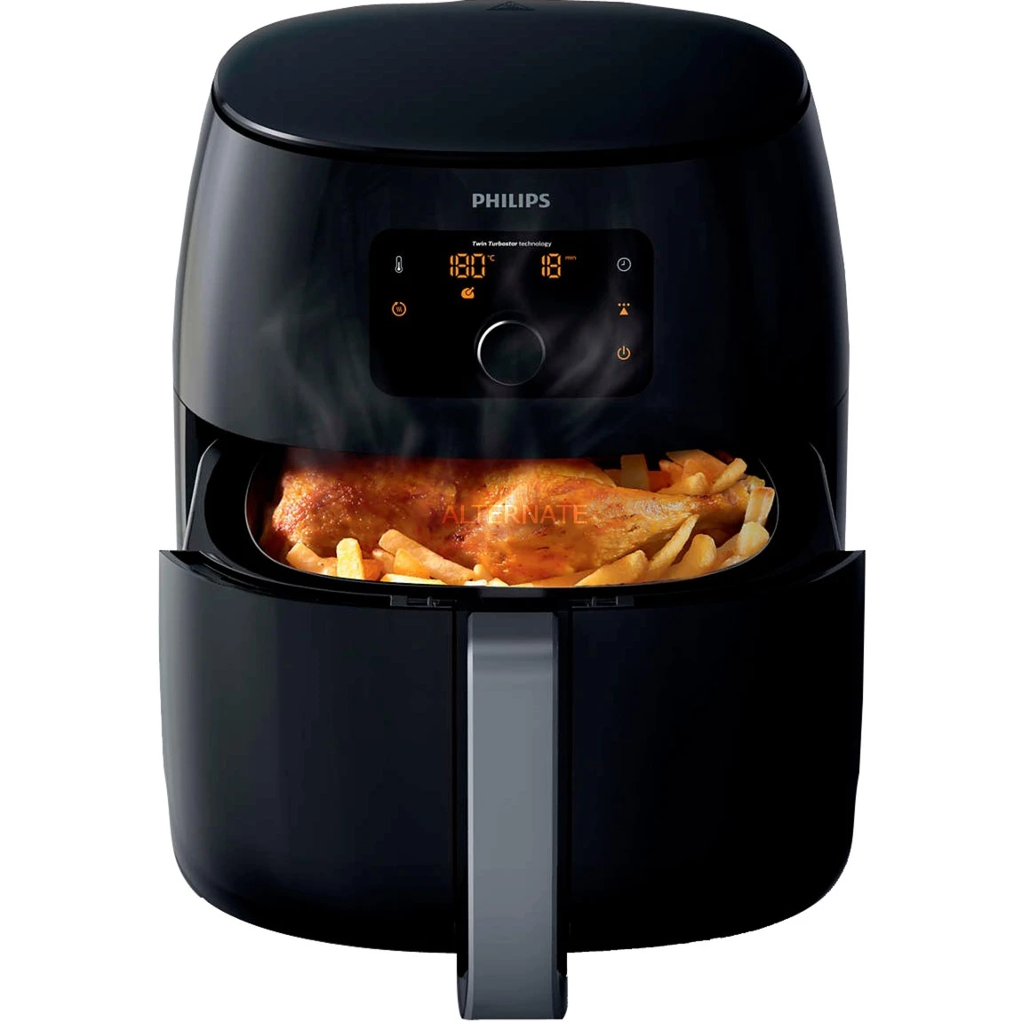 Philips AirFry XXL HD9651/90 , Heißluftfritteuse (schwarz) 5 Philips AirFry XXL HD9651/90 , Heißluftfritteuse (schwarz) – Bild 3