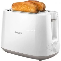 Philips Daily Collection HD2581/00, Toaster (weiß)