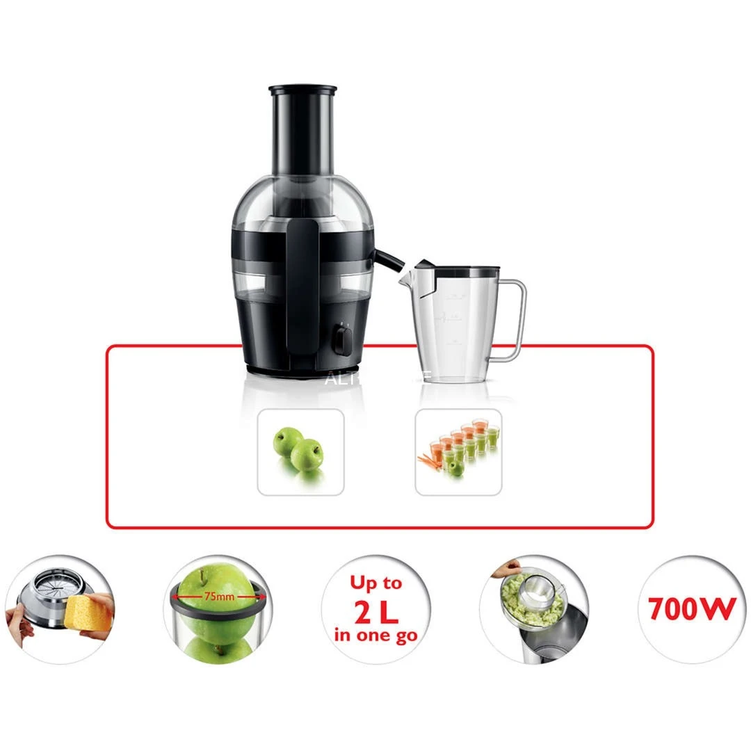 Philips Entsafter HR1855/70 (schwarz) 6 Philips Entsafter HR1855/70 (schwarz) – Bild 4