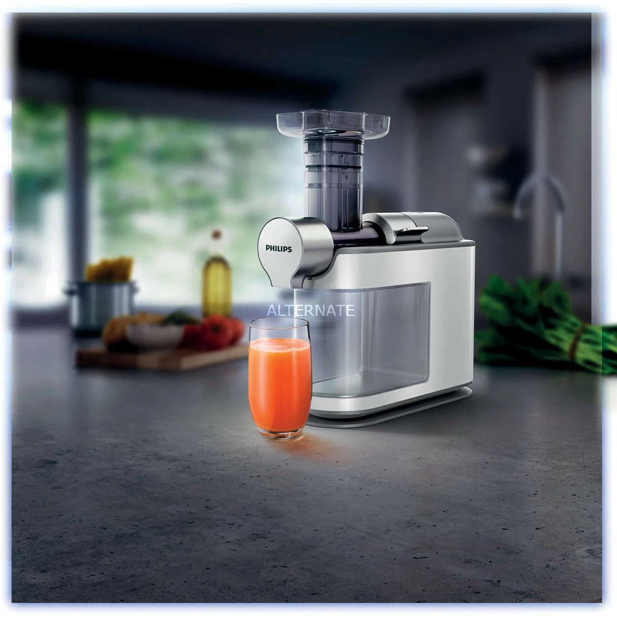 Philips Slow Juicer HR1945/80, Entsafter (weiß/silber) 5 Philips Slow Juicer HR1945/80, Entsafter (weiß/silber) – Bild 3