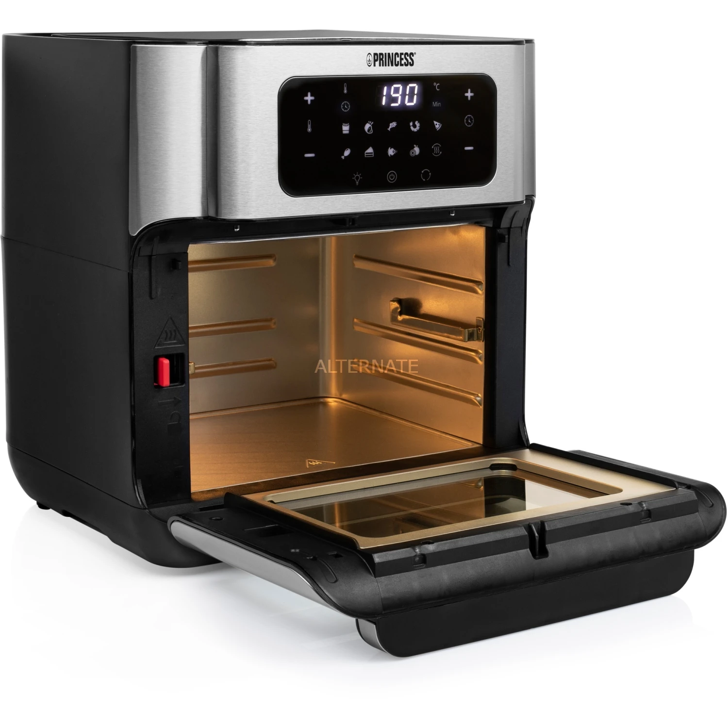 Princess Aerofryer Ofen 182065, Heißluftfritteuse (schwarz) 4 Princess Aerofryer Ofen 182065, Heißluftfritteuse (schwarz) – Bild 2