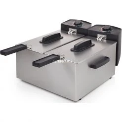Fritteusen Mit Öl Princess Doppel-Fritteuse 183123 (edelstahl/schwarz) -Kochen & Backen Soldes Princess Doppel Fritteuse 183123 @@9gffdq85 3
