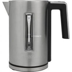 Princess Schnellwasserkocher Deluxe 236047 (edelstahl/schwarz, 1,7 Liter)