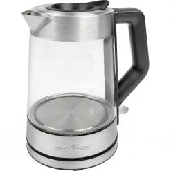 ProfiCook Glas-Wasserkocher PC-WKS 1190 G (inox/schwarz, 1,7 Liter)
