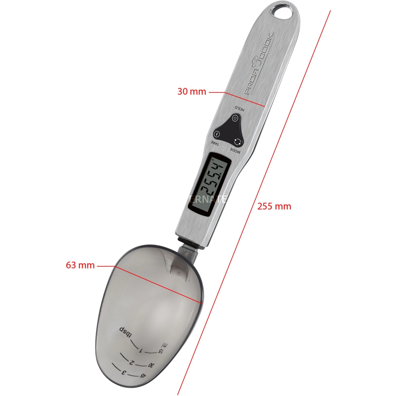 Küchenwaagen ProfiCook Löffelwaage PC-LW 1214, Küchenwaage (edelstahl) 6 Küchenwaagen ProfiCook Löffelwaage PC-LW 1214, Küchenwaage (edelstahl) – Bild 4