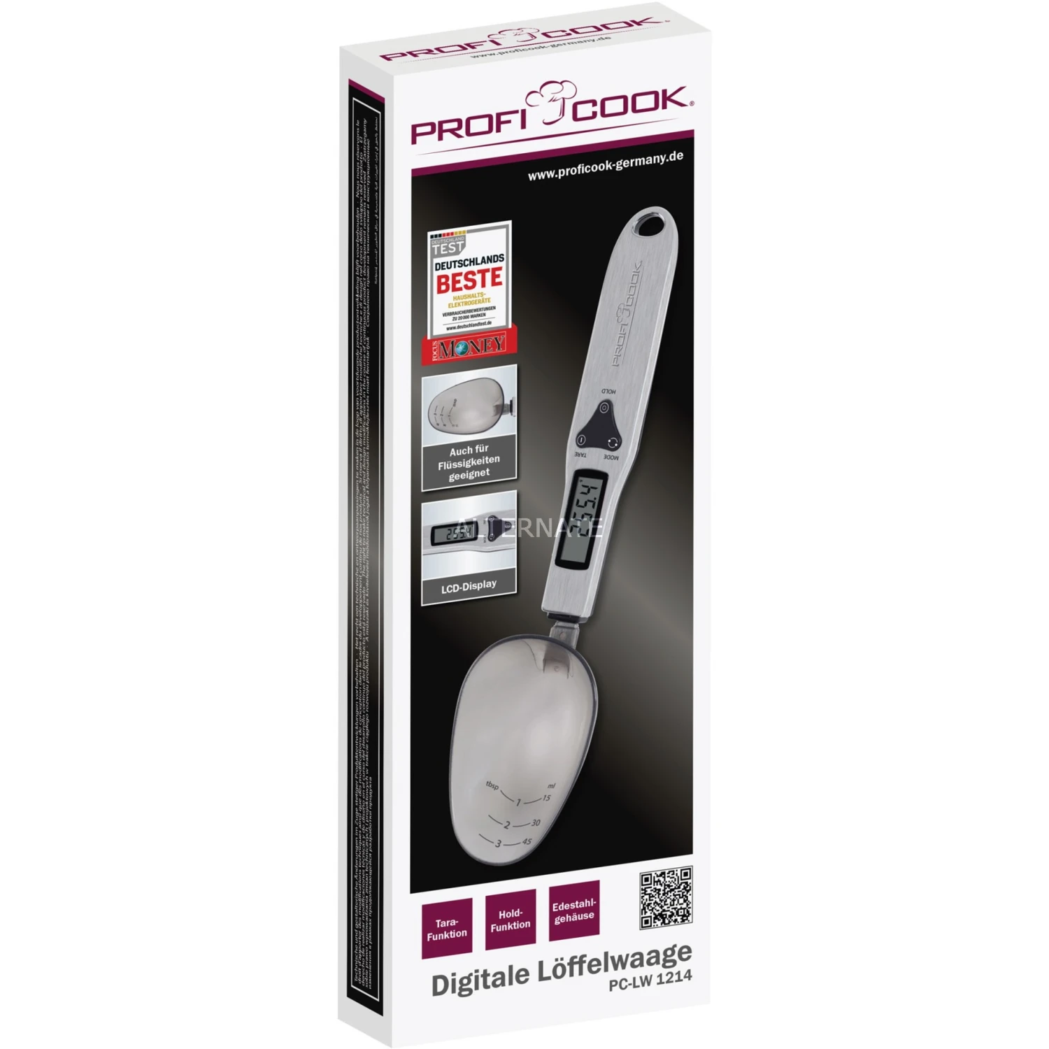 Küchenwaagen ProfiCook Löffelwaage PC-LW 1214, Küchenwaage (edelstahl) 7 Küchenwaagen ProfiCook Löffelwaage PC-LW 1214, Küchenwaage (edelstahl) – Bild 5