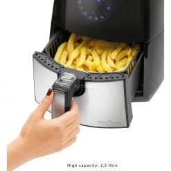 ProfiCook PC-FR 1147 H, Heißluftfritteuse (schwarz/edelstahl) -Kochen & Backen Soldes ProfiCook PC FR 1147 H Hei luftfritteuse@@9gffdp31 4