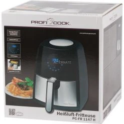 ProfiCook PC-FR 1147 H, Heißluftfritteuse (schwarz/edelstahl) -Kochen & Backen Soldes ProfiCook PC FR 1147 H Hei luftfritteuse@@9gffdp31 5