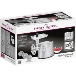 ProfiCook PC-FW 1173, Fleischwolf (silber) -Kochen & Backen Soldes ProfiCook PC FW 1173 Fleischwolf@@9gh8dp23 5
