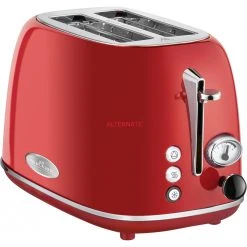 ProfiCook Vintage PC-TA 1193, Toaster (rot/chrom)