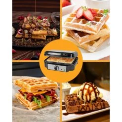 ProfiCook Waffelautomat PC-WA 1240, Waffeleisen (schwarz/edelstahl) -Kochen & Backen Soldes ProfiCook Waffelautomat PC WA 1240 Waffeleisen@@1863985 4