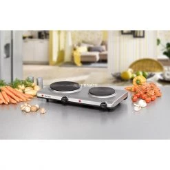 Rommelsbacher Doppelkochplatte ELTAC DK 29 (silber) 9 Rommelsbacher Doppelkochplatte ELTAC DK 29 (silber) -Kochen & Backen Soldes Rommelsbacher Doppelkochplatte ELTAC DK 29@@9ghceq41 3