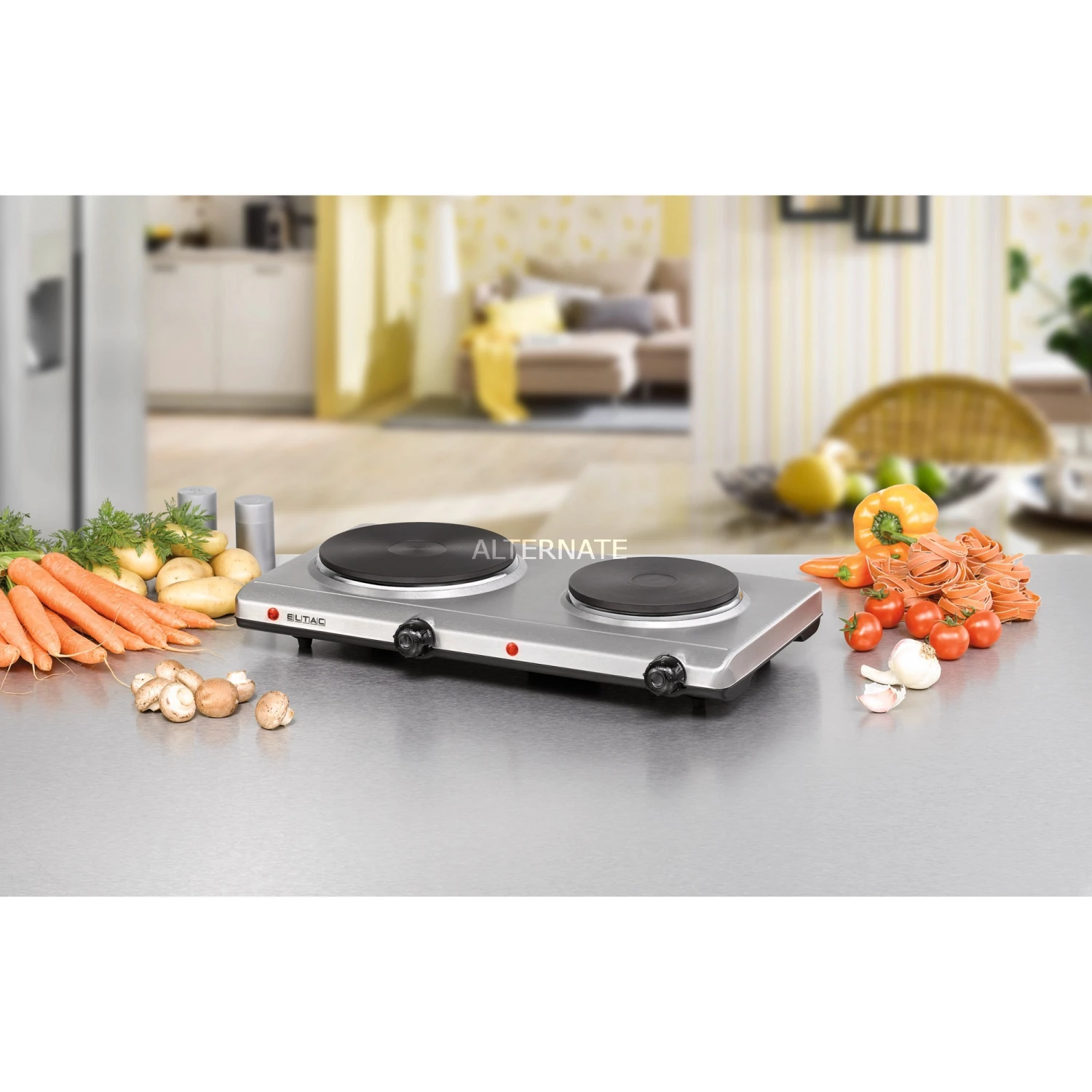 Rommelsbacher Doppelkochplatte ELTAC DK 29 (silber) 6 Rommelsbacher Doppelkochplatte ELTAC DK 29 (silber) – Bild 4