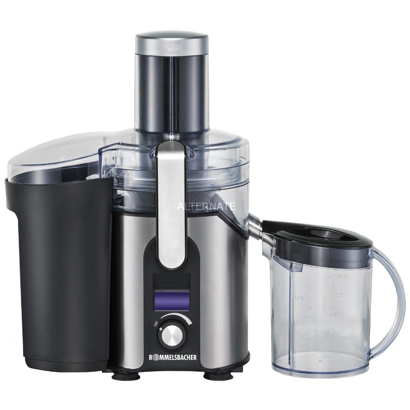 Rommelsbacher ES 850/E, Entsafter (schwarz/edelstahl) 3 Rommelsbacher ES 850/E, Entsafter (schwarz/edelstahl)