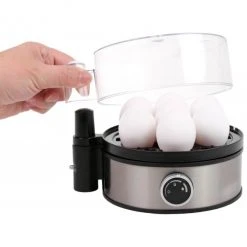 Rommelsbacher Eierkocher ER 400 (silber/schwarz) -Kochen & Backen Soldes Rommelsbacher Eierkocher ER 400@@9ghedq07 2