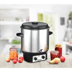 Einkochautomaten Rommelsbacher Einkochautomat KA 2004/E (edelstahl/schwarz, 27 Liter) -Kochen & Backen Soldes Rommelsbacher Einkochautomat KA 2004 E@@9ghfdq03 2