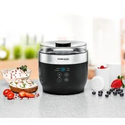 Joghurt-Maker Rommelsbacher JG 80 "Jona", Joghurtbereiter (schwarz/edelstahl) -Kochen & Backen Soldes Rommelsbacher JG 80 Jona Joghurtbereiter@@9ghydq23 2
