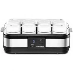 Rommelsbacher Joghurt-Maker JG 40, Joghurtbereiter (edelstahl/schwarz)