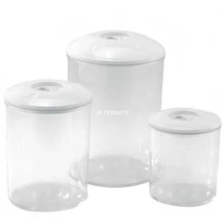 Vakuumierer Rommelsbacher Vakuumier-Behälter-Set VCK 525 (transparent/weiß, 6-teilig)