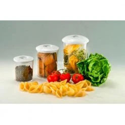 Vakuumierer Rommelsbacher Vakuumier-Behälter-Set VCK 525 (transparent/weiß, 6-teilig) -Kochen & Backen Soldes Rommelsbacher Vakuumier Beh lter Set VCK 525@@9hadq003 3