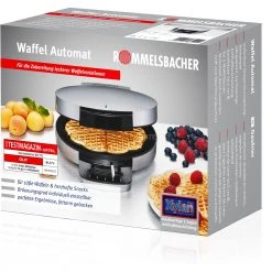 Rommelsbacher Waffeleisen WA 750 (silber/schwarz) -Kochen & Backen Soldes Rommelsbacher Waffeleisen WA 750@@9gbkdq47 2