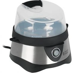 Russell Hobbs Cook@Home, Eierkocher (silber/schwarz)