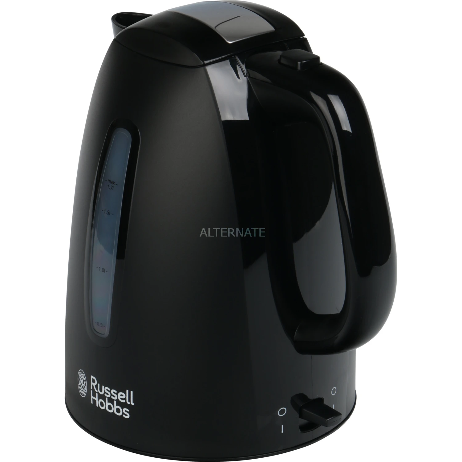 Russell Hobbs Textures Plus 22591-70, Wasserkocher (schwarz, 1,7 Liter) 4 Russell Hobbs Textures Plus 22591-70, Wasserkocher (schwarz, 1,7 Liter) – Bild 2