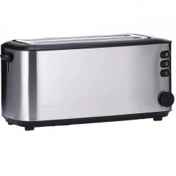 Severin Automatik-Langschlitztoaster AT 2509 (silber/schwarz, Retail)