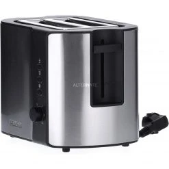 Severin Automatik-Toaster AT 2589 (edelstahl/schwarz) -Kochen & Backen Soldes Severin Automatik Toaster AT 2589@@1340184 2