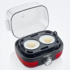 Severin EK 3168, Eierkocher (rot/grau) -Kochen & Backen Soldes Severin EK 3168 Eierkocher@@1741054 5