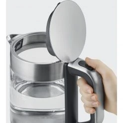 Severin Glas-Wasserkocher WK 3420 (edelstahl (gebürstet)/schwarz, 1,7 Liter) -Kochen & Backen Soldes Severin Glas Wasserkocher WK 3420@@1741076 4