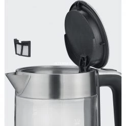 Severin Glas-Wasserkocher WK 3420 (edelstahl (gebürstet)/schwarz, 1,7 Liter) -Kochen & Backen Soldes Severin Glas Wasserkocher WK 3420@@1741076 5