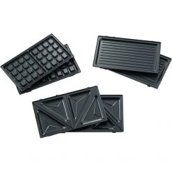 Severin Multi-Sandwich-Toaster SA 2968, Sandwichmaker (schwarz/chrom, Mit Grillplatten) -Kochen & Backen Soldes Severin Multi Sandwich Toaster SA 2968 Sandwichmaker@@9gbidv06 5