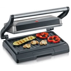 Kontaktgrills Severin Multigrill KG 2394, Elektrogrill (grau/schwarz, 800 Watt) -Kochen & Backen Soldes Severin Multigrill KG 2394 Elektrogrill@@1336716 2