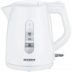 Severin WK 3411, Wasserkocher (weiß, 1,0 Liter)