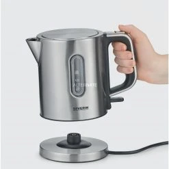 Severin WK 3415 , Wasserkocher (edelstahl (gebürstet)/schwarz, 1,0 Liter) -Kochen & Backen Soldes Severin WK 3415 Wasserkocher@@1741062 4