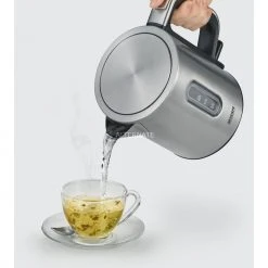 Severin WK 3415 , Wasserkocher (edelstahl (gebürstet)/schwarz, 1,0 Liter) -Kochen & Backen Soldes Severin WK 3415 Wasserkocher@@1741062 5