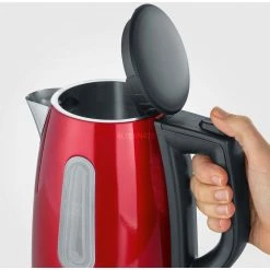 Severin WK 3417, Wasserkocher (rot/schwarz, 1,0 Liter) -Kochen & Backen Soldes Severin WK 3417 Wasserkocher@@1741065 2