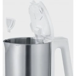 Severin WK 3419, Wasserkocher (edelstahl (gebürstet)/weiß, 1,7 Liter) -Kochen & Backen Soldes Severin WK 3419 Wasserkocher@@1741073 4