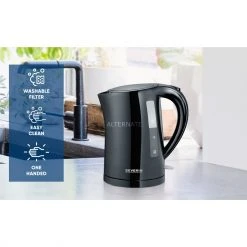 Severin Wasserkocher WK 3498 (schwarz, 1,5 Liter) 13 Severin Wasserkocher WK 3498 (schwarz, 1,5 Liter) -Kochen & Backen Soldes Severin Wasserkocher WK 3498@@1340221 5