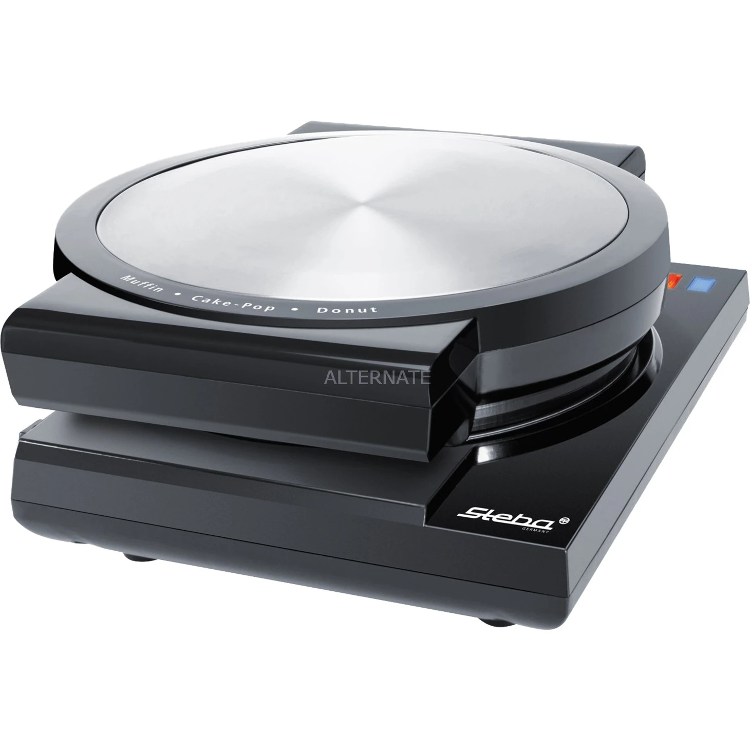 Cookie-Maker Steba Cake-Maker CM 3 , Donutmaker (schwarz/silber) 3 Cookie-Maker Steba Cake-Maker CM 3 , Donutmaker (schwarz/silber)