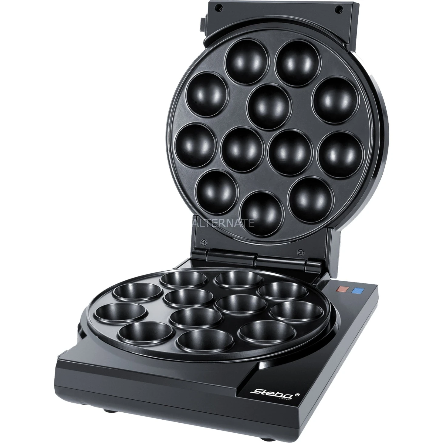 Cookie-Maker Steba Cake-Maker CM 3 , Donutmaker (schwarz/silber) 4 Cookie-Maker Steba Cake-Maker CM 3 , Donutmaker (schwarz/silber) – Bild 2