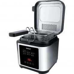 Fritteusen Mit Öl Steba DF 150, Fritteuse (edelstahl/schwarz) -Kochen & Backen Soldes Steba DF 150 Fritteuse@@1818188 2